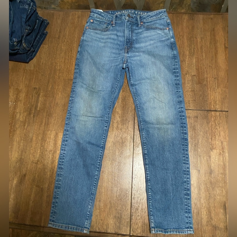 American Eagle Outfitters Light Blue Straight Jeans
